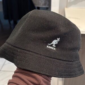 Kangol Charcoal Bucket Hat